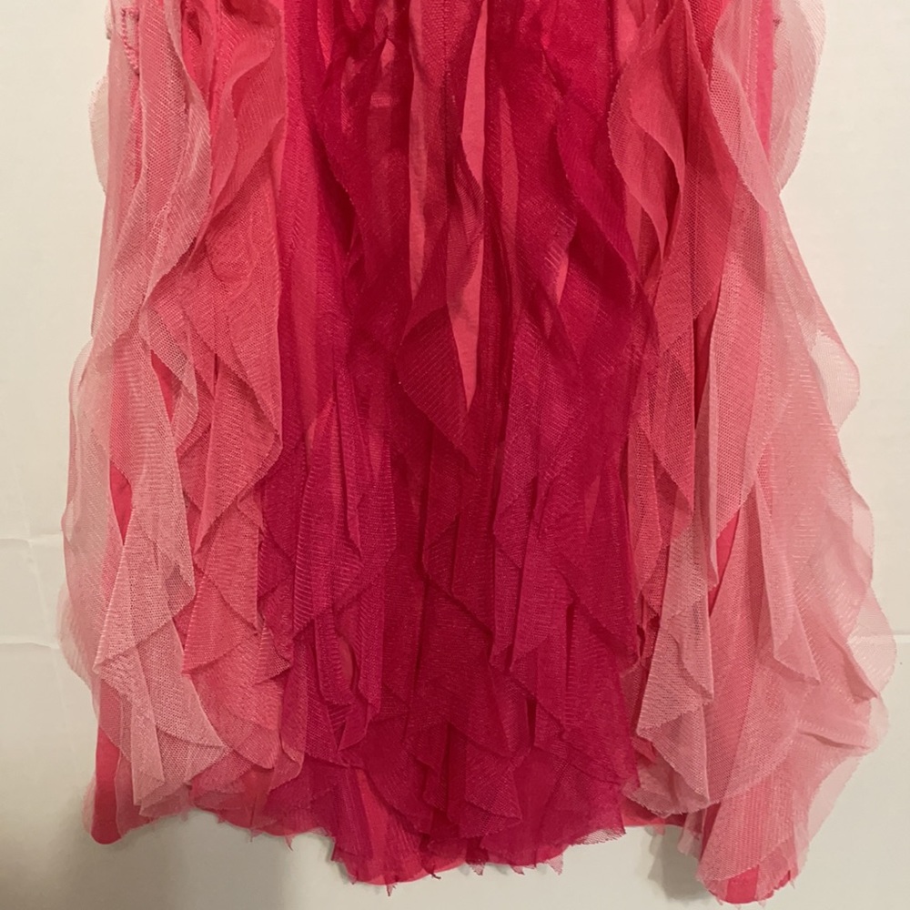 Gap kids pink ruffled dress size S 6-7 - Picture 3 of 9